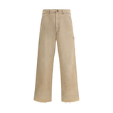 Margiela Beige Cotton Casual Pants